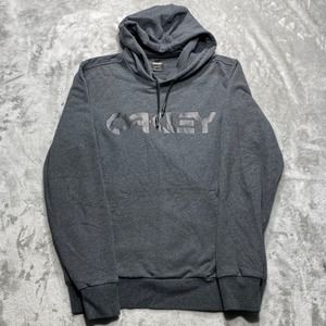 Oakley Pullover‎ Hoodie Sweatshirt Mens Small Gray Logo Activewear